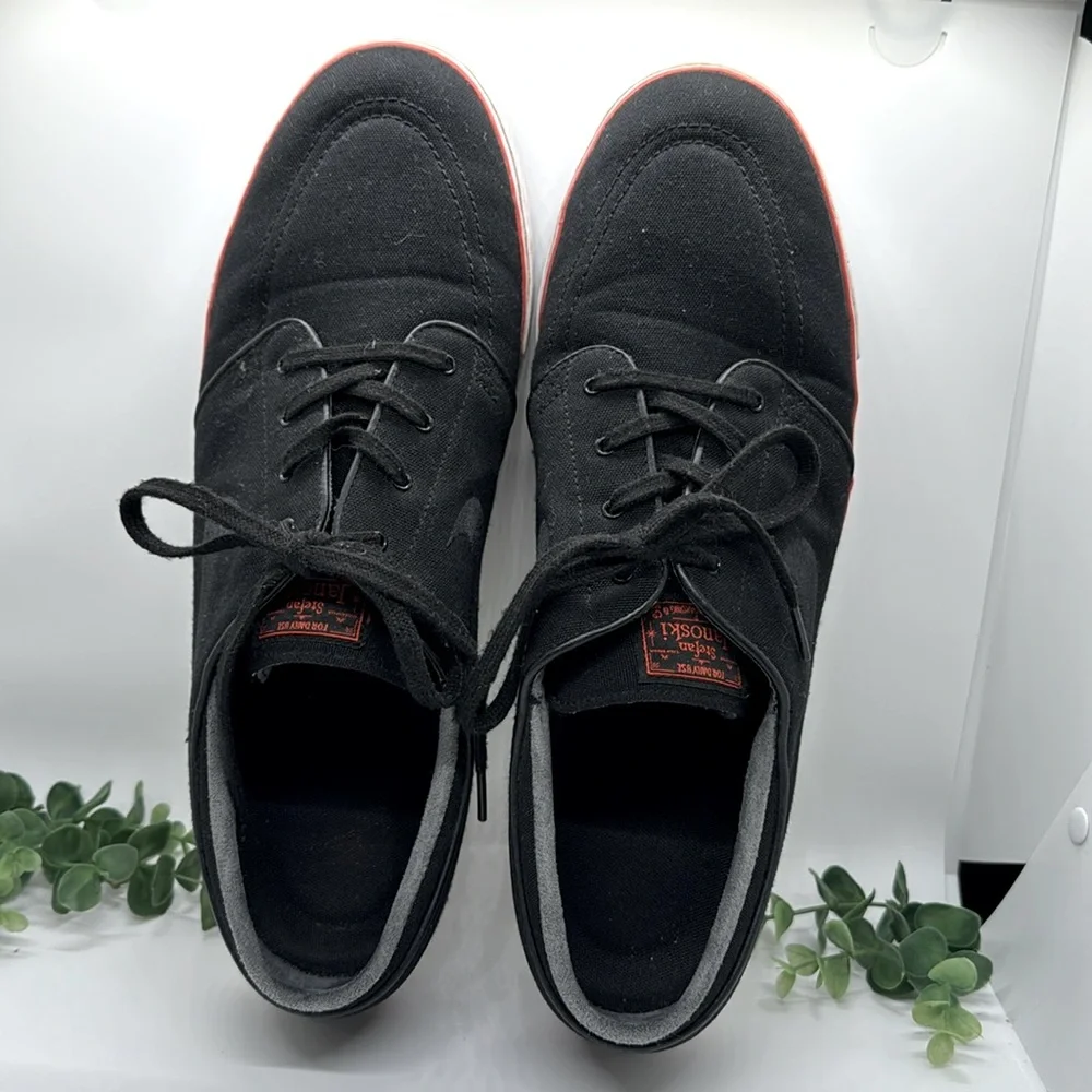 Nike Stefan Janoski Black Canvas shoes -Size 14